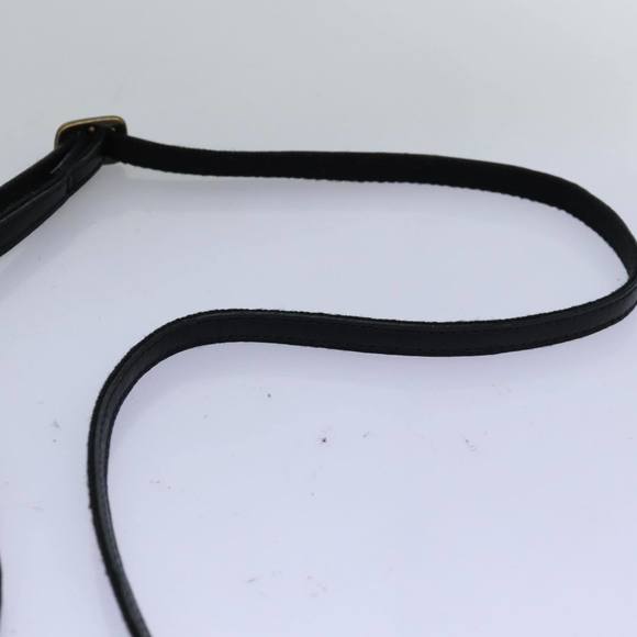 BURBERRY Nova Check Blue Label Shoulder Wallet Canvas Navy Auth 74253 - Picture 8 of 16